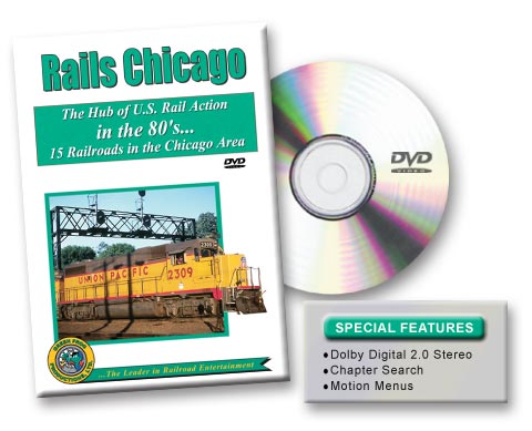 Rails Chicago Hub of US Rail Action in the 80s DVD